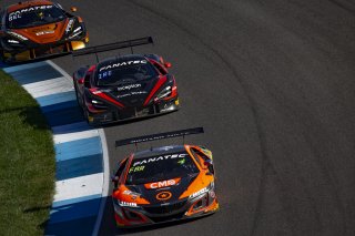 #77 Acura NSX GT3 Evo of Ashton Harrison, Matt McMurry and Mario Farnbacher, Compass Racing, GTWCA Pro-Am, IGTC Silver Cup, SRO, Indianapolis Motor Speedway, Indianapolis, IN, USA, October 2021 | Bob Chapman     