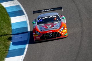 #63 Mercedes-AMG GT3 of David Askew, Ryan Dalziel and Scott Smithson, DXDT Racing, Intercontinental GT Challenge, GT3 Pro Am\SRO, Indianapolis Motor Speedway, Indianapolis, IN, USA, October 2021
 | Brian Cleary/SRO