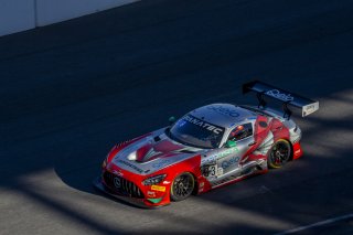 #63 Mercedes-AMG GT3 of David Askew, Ryan Dalziel and Scott Smithson, DXDT Racing, Intercontinental GT Challenge, GT3 Pro Am\SRO, Indianapolis Motor Speedway, Indianapolis, IN, USA, October 2021
 | Brian Cleary/SRO