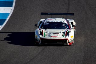 #61 Ferrari 488 GT3 of Jean-Claude Saada, Conrad Grunewald and Mark Kvamme, AF Corse, GTWCA Am, IGTC Am, SRO, Indianapolis Motor Speedway, Indianapolis, IN, USA, October 2021 | Brian Cleary/SRO