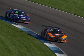 #77 Acura NSX GT3 Evo of Ashton Harrison, Matt McMurry and Mario Farnbacher, Compass Racing, GTWCA Pro-Am, IGTC Silver Cup, SRO, Indianapolis Motor Speedway, Indianapolis, IN, USA, October 2021 | Bob Chapman     