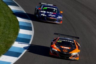 #77 Acura NSX GT3 Evo of Ashton Harrison, Matt McMurry and Mario Farnbacher, Compass Racing, GTWCA Pro-Am, IGTC Silver Cup, SRO, Indianapolis Motor Speedway, Indianapolis, IN, USA, October 2021 | Bob Chapman     