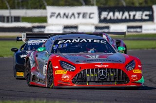 #63 Mercedes-AMG GT3 of David Askew, Ryan Dalziel and Scott Smithson, DXDT Racing, Intercontinental GT Challenge, GT3 Pro Am\SRO, Indianapolis Motor Speedway, Indianapolis, IN, USA, October 2021
 | Brian Cleary/SRO