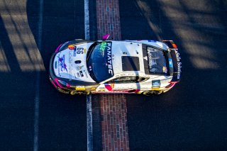 #66 Porsche 718 Cayman GT4 CLUBSPORT MR of Derek DeBoer and Spencer Pumpelly, TRG-The Racers Group, Pro-Am, Pirelli GT4 America, SRO, Indianapolis Motor Speedway, Indianapolis, IN, USA, October 2021
 | Brian Cleary/SRO