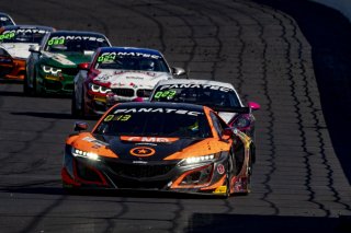 #77 Acura NSX GT3 Evo of Ashton Harrison, Matt McMurry and Mario Farnbacher, Compass Racing, GTWCA Pro-Am, IGTC Silver Cup, SRO, Indianapolis Motor Speedway, Indianapolis, IN, USA, October 2021 | Bob Chapman