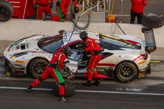 #61 Ferrari 488 GT3 of Jean-Claude Saada, Conrad Grunewald and Mark Kvamme, AF Corse, GTWCA Am, IGTC Am, SRO, Indianapolis Motor Speedway, Indianapolis, IN, USA, October 2021 | SRO Motorsports Group