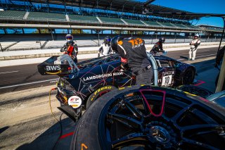 #10 Lamborghini Huracan GT3 Evo of Bill Sweedler, John Megrue, and Giacomo Altoe, TR3 Racing, IGTC GT3 Pro-Am, SRO, Indianapolis Motor Speedway, Indianapolis, IN, USA, October 2021 | SRO Motorsports Group