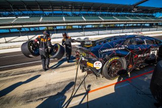 #10 Lamborghini Huracan GT3 Evo of Bill Sweedler, John Megrue, and Giacomo Altoe, TR3 Racing, IGTC GT3 Pro-Am, SRO, Indianapolis Motor Speedway, Indianapolis, IN, USA, October 2021 | SRO Motorsports Group