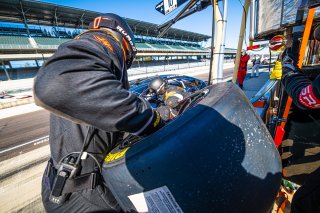 #10 Lamborghini Huracan GT3 Evo of Bill Sweedler, John Megrue, and Giacomo Altoe, TR3 Racing, IGTC GT3 Pro-Am, SRO, Indianapolis Motor Speedway, Indianapolis, IN, USA, October 2021 | SRO Motorsports Group