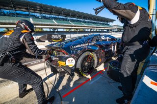 #10 Lamborghini Huracan GT3 Evo of Bill Sweedler, John Megrue, and Giacomo Altoe, TR3 Racing, IGTC GT3 Pro-Am, SRO, Indianapolis Motor Speedway, Indianapolis, IN, USA, October 2021 | SRO Motorsports Group