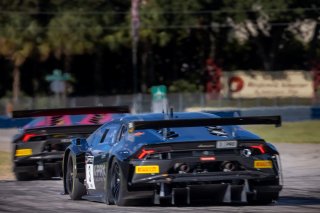 #3 Lamborghini Huracan GT3 of Jordan Pepper and Andrea Caldarelli, K-PAX Racing, GTWCA Pro, Sebring International Raceway, Sebring, FL, September 2021. | Regis Lefebure/SRO
