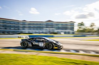 #3 Lamborghini Huracan GT3 of Jordan Pepper and Andrea Caldarelli, K-PAX Racing, GTWCA Pro, Sebring International Raceway, Sebring, FL, September 2021. | Regis Lefebure/SRO