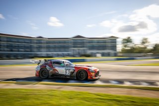 #63 Mercedes-AMG GT3 of David Askew and Ryan Dalziel, DXDT Racing, Fanatec GT World Challenge America powered by AWS, Pro-Am, SRO America, Sebring International Raceway, Sebring, FL, September 2021.
 | Regis Lefebure/SRO