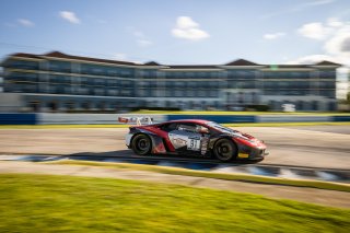 #91 Lamborghini Huracan GT3 of Jeff Burton and Vesko Kozarov, Rearden Racing, GTWCA, Pro-Am, Sebring International Raceway, Sebring, FL, September 2021. | Regis Lefebure/SRO