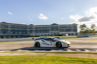 #23 Ferrari 488 GT3 of Charlie Scardina and Onofrio Triarsi, Triarsi Competiziione, GT World Challenge America, AM\SRO America, Sebring International Raceway, Sebring, FL, September 2021.
 | Regis Lefebure/SRO