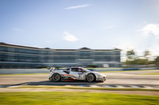 #61 Ferrari 488 GT3 of Jean-Claude Saada and Conrad Grunewald, AF Corse, Fanatec GT World Challenge America powered by AWS, Am, SRO America, Sebring International Raceway, Sebring, FL, September 2021.
 | Regis Lefebure/SRO