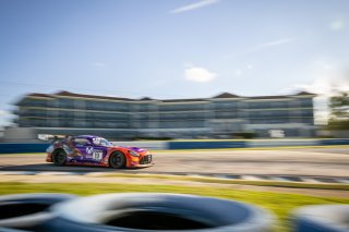 #19 Mercedes-AMG GT3 of Erin Vogel and Michael Cooper, DXDT Racing, Fanatec GT World Challenge America powered by AWS, Pro-Am, SRO America, Sebring International Raceway, Sebring, FL, September 2021.
 | Regis Lefebure/SRO