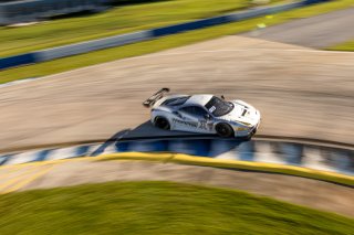 #23 Ferrari 488 GT3 of Charlie Scardina and Onofrio Triarsi, Triarsi Competizione, GT World Challenge America, AM, SRO America, Sebring International Raceway, Sebring, FL, September 2021. | Regis Lefebure/SRO