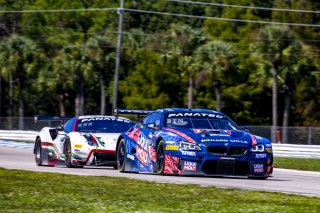 #96 BMW F13 M6 GT3 of Michael Dinan and Robby Foley, Turner Motorsport, Fanatec GT World Challenge America powered by AWS, Pro, SRO America, Sebring International Raceway, Sebring, FL, September 2021.
 | Brian Cleary/SRO