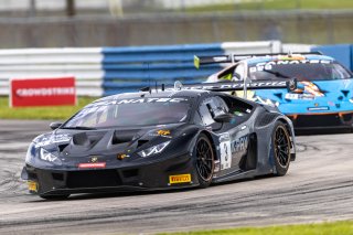 #3 Lamborghini Huracan GT3 of Jordan Pepper and Andrea Caldarelli, K-PAX Racing, GTWCA Pro, Sebring International Raceway, Sebring, FL, September 2021. | Regis Lefebure/SRO