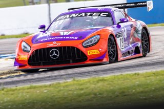 #19 Mercedes-AMG GT3 of Erin Vogel and Michael Cooper, DXDT Racing, Fanatec GT World Challenge America powered by AWS, Pro-Am, SRO America, Sebring International Raceway, Sebring, FL, September 2021.
 | Regis Lefebure/SRO