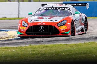 #63 Mercedes-AMG GT3 of David Askew and Ryan Dalziel, DXDT Racing, Fanatec GT World Challenge America powered by AWS, Pro-Am, SRO America, Sebring International Raceway, Sebring, FL, September 2021.
 | Regis Lefebure/SRO