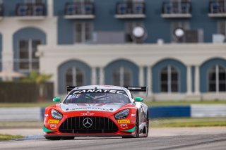 #63 Mercedes-AMG GT3 of David Askew and Ryan Dalziel, DXDT Racing, Fanatec GT World Challenge America powered by AWS, Pro-Am, SRO America, Sebring International Raceway, Sebring, FL, September 2021.
 | Regis Lefebure/SRO