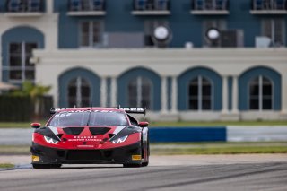 #91 Lamborghini Huracan GT3 of Jeff Burton and Vesko Kozarov, Rearden Racing, GTWCA, Pro-Am, Sebring International Raceway, Sebring, FL, September 2021. | Regis Lefebure/SRO