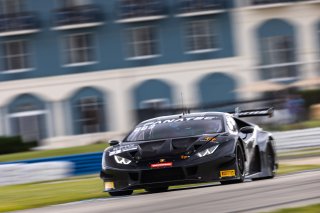 #3 Lamborghini Huracan GT3 of Jordan Pepper and Andrea Caldarelli, K-PAX Racing, Fanatec GT World Challenge America powered by AWS, Pro, SRO America, Sebring International Raceway, Sebring, FL, September 2021. | Regis Lefebure/SRO