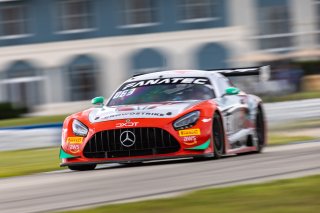 #63 Mercedes-AMG GT3 of David Askew and Ryan Dalziel, DXDT Racing, Fanatec GT World Challenge America powered by AWS, Pro-Am, SRO America, Sebring International Raceway, Sebring, FL, September 2021.
 | Regis Lefebure/SRO