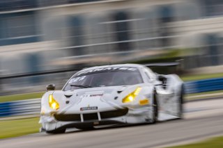 #23 Ferrari 488 GT3 of Charlie Scardina and Onofrio Triarsi, Triarsi Competizione, GT World Challenge America, AM, SRO America, Sebring International Raceway, Sebring, FL, September 2021. | Regis Lefebure/SRO