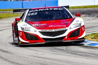 #93 Acura NSX GT3 of Taylor Hagler and Dakota Dickerson, Racers Edge Motorsports, Fanatec GT World Challenge America powered by AWS, Pro-Am, SRO America, Sebring International Raceway, Sebring, FL, September 2021. | Brian Cleary/SRO