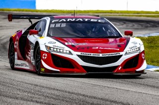 #93 Acura NSX GT3 of Taylor Hagler and Dakota Dickerson, Racers Edge Motorsports, Fanatec GT World Challenge America powered by AWS, Pro-Am, SRO America, Sebring International Raceway, Sebring, FL, September 2021. | Brian Cleary/SRO