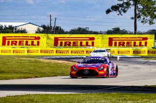 #19 Mercedes-AMG GT3 of Erin Vogel and Michael Cooper, DXDT Racing, Fanatec GT World Challenge America powered by AWS, Pro-Am, SRO America, Sebring International Raceway, Sebring, FL, September 2021.
 | Brian Cleary/SRO