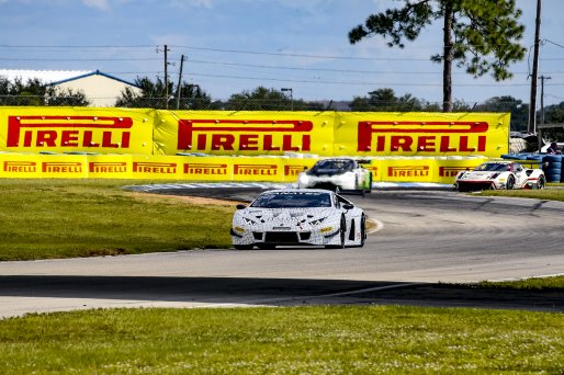 #9 Lamborghini Huracan GT3 of Dennis Lind and Giacomo Altoe, TR3 Racing, Fanatec GT World Challenge America powered by AWS, Pro-Am, SRO America, Sebring International Raceway, Sebring, FL, September 2021 | Brian Cleary/SRO