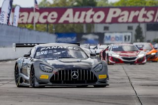 #33 Mercedes-AMG GT3 of Russell Ward and Mikael Grenier, Winward Racing, Fanatec GT World Challenge America powered by AWS, Pro, SRO America, Sebring International Raceway, Sebring, FL, September 2021.
 | Brian Cleary/SRO