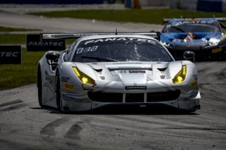 #23 Ferrari 488 GT3 of Charlie Scardina and Onofrio Triarsi, Triarsi Competizione, GT World Challenge America, AM, SRO America, Sebring International Raceway, Sebring, FL, September 2021. | Brian Cleary/SRO