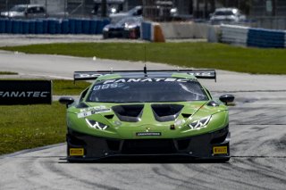 #6 Lamborghini Huracan GT3 of Corey Lewis and Giovanni Venturini, K-PAX Racing, Fanatec GT World Challenge America powered by AWS, Pro, SRO America, Sebring International Raceway, Sebring, FL, September 2021. | Brian Cleary/SRO