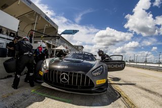 #33 Mercedes-AMG GT3 of Russell Ward and Mikael Grenier, Winward Racing, Fanatec GT World Challenge America powered by AWS, Pro, SRO America, Sebring International Raceway, Sebring, FL, September 2021.
 | Brian Cleary/SRO