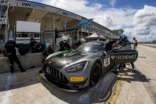 #33 Mercedes-AMG GT3 of Russell Ward and Mikael Grenier, Winward Racing, Fanatec GT World Challenge America powered by AWS, Pro, SRO America, Sebring International Raceway, Sebring, FL, September 2021.
 | Brian Cleary/SRO