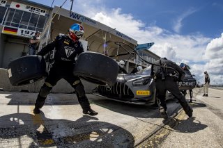 #33 Mercedes-AMG GT3 of Russell Ward and Mikael Grenier, Winward Racing, Fanatec GT World Challenge America powered by AWS, Pro, SRO America, Sebring International Raceway, Sebring, FL, September 2021.
 | Brian Cleary/SRO