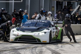 #12 Aston Martin Vantage AMR GT3 of Drew Staveley and Frank Gannett, Ian Lacy Racing, Fanatec GT World Challenge America powered by AWS, Pro-Am, SRO America, Sebring International Raceway, Sebring, FL, September 2021. | Brian Cleary/SRO