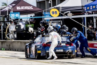 #96 BMW F13 M6 GT3 of Michael Dinan and Robby Foley, Turner Motorsport, Fanatec GT World Challenge America powered by AWS, Pro, SRO America, Sebring International Raceway, Sebring, FL, September 2021.
 | Brian Cleary/SRO