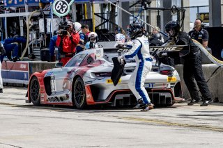 #63 Mercedes-AMG GT3 of David Askew and Ryan Dalziel, DXDT Racing, Fanatec GT World Challenge America powered by AWS, Pro-Am, SRO America, Sebring International Raceway, Sebring, FL, September 2021.
 | Brian Cleary/SRO