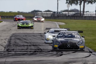 #33 Mercedes-AMG GT3 of Russell Ward and Mikael Grenier, Winward Racing, Fanatec GT World Challenge America powered by AWS, Pro, SRO America, Sebring International Raceway, Sebring, FL, September 2021.
 | Brian Cleary/SRO