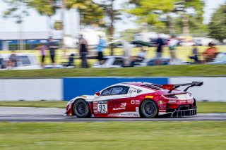 #93 Acura NSX GT3 of Taylor Hagler and Dakota Dickerson, Racers Edge Motorsports, Fanatec GT World Challenge America powered by AWS, Pro-Am, SRO America, Sebring International Raceway, Sebring, FL, September 2021. | Brian Cleary/SRO