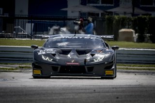 #3 Lamborghini Huracan GT3 of Jordan Pepper and Andrea Caldarelli, K-PAX Racing, GTWCA Pro, Sebring International Raceway, Sebring, FL, September 2021. | Brian Cleary/SRO