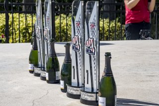 Podium, Race 1, SRO America, Sebring International Raceway, Sebring, FL, September 2021. | Brian Cleary/SRO