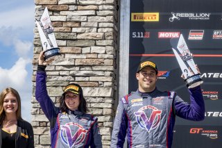 #19 Mercedes-AMG GT3 of Erin Vogel and Michael Cooper, DXDT Racing, Fanatec GT World Challenge America powered by AWS, Pro-Am, SRO America, Sebring International Raceway, Sebring, FL, September 2021.
 | Brian Cleary/SRO