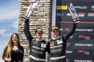 #33 Mercedes-AMG GT3 of Russell Ward and Mikael Grenier, Winward Racing, Fanatec GT World Challenge America powered by AWS, Pro, SRO America, Sebring International Raceway, Sebring, FL, September 2021.
 | Brian Cleary/SRO